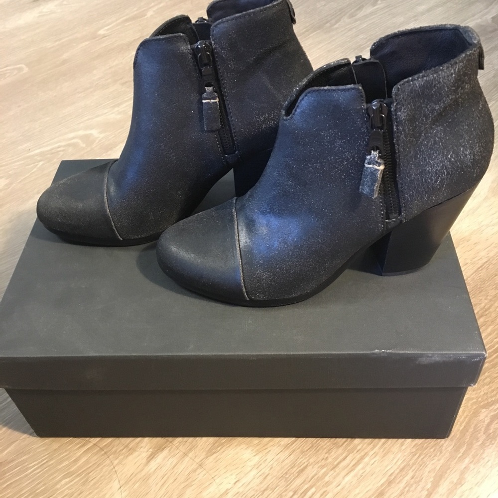 Rag And Bone Distressed Suede Margot Booties - image 2